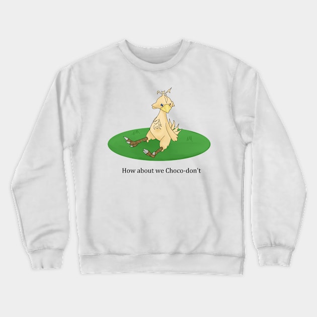 Boko Says No Crewneck Sweatshirt by RavenandFoxIllustrations